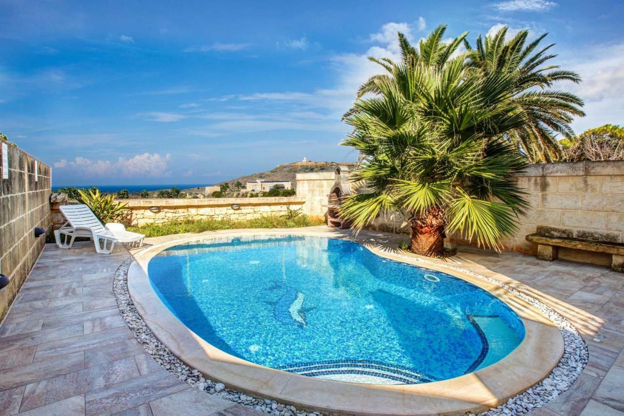 Il-Veduta Holiday Farmhouse With Sunny Private Pool In Island Of Gozo Gharb (Gozo) Exterior photo